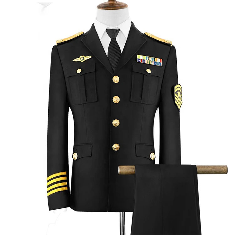 Factory price military officer uniform  for airline flight