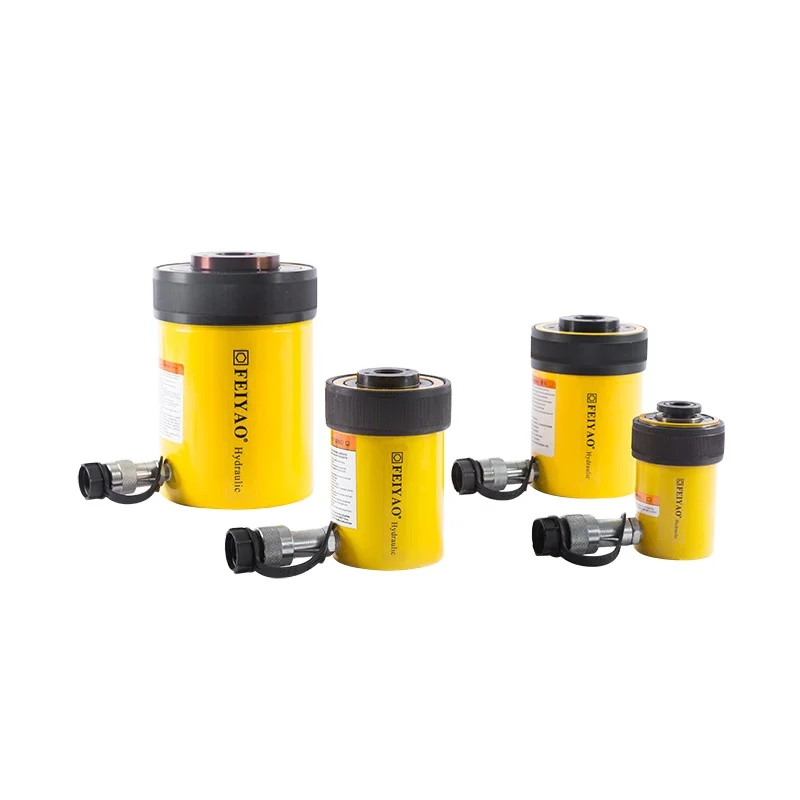 RCH-306 30 тонн одиночный цилиндр одностороннего действия полый плунжерный гидравлический бутылочный подъемного цилиндра