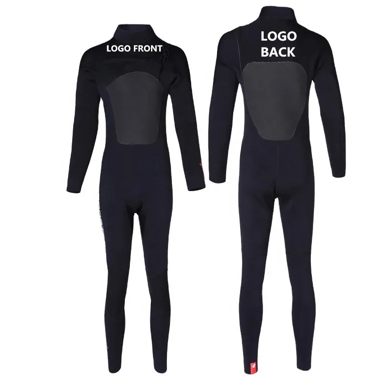 Мужские водонепроницаемые костюмы для серфинга SCR 2 3 5 мм с длинным рукавом и молнией сзади, неопреновые гидрокостюмы для фридайвинга и подводного плавания