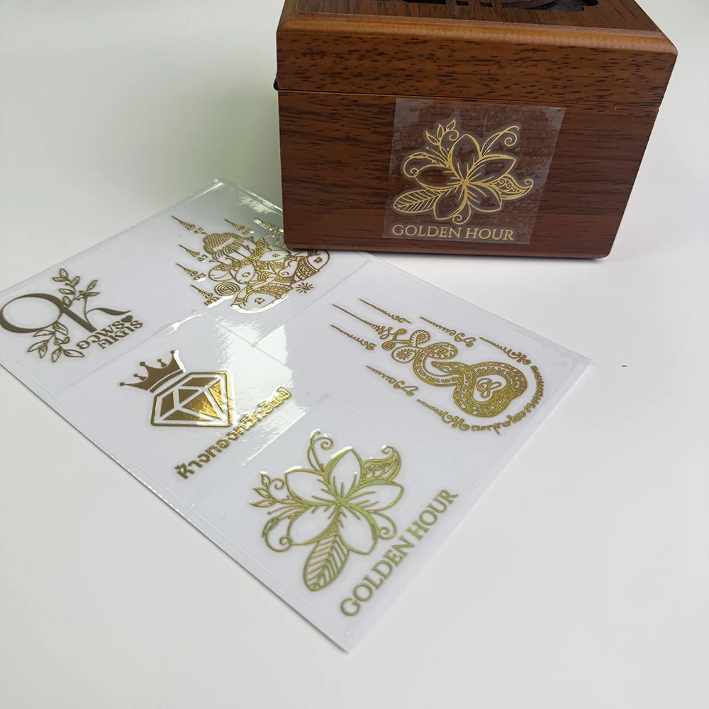 Gold Label Waterproof Uv Sticker Custom Label New product Nickel 3D Transfer Stickers