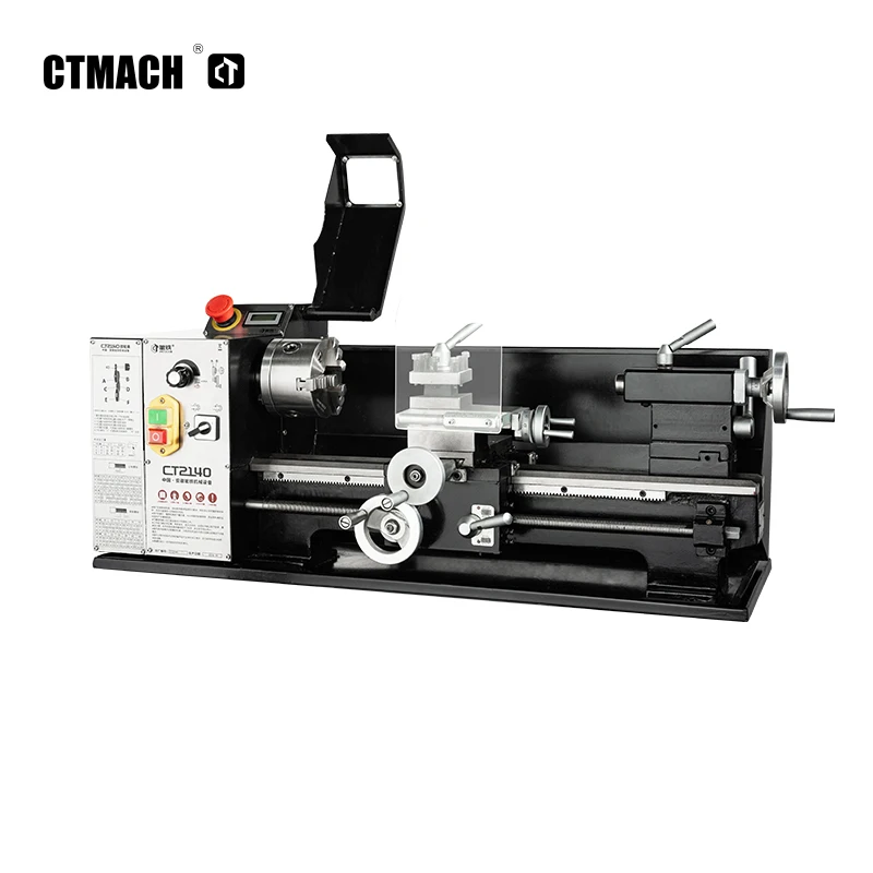 CT2140 manual lathe machine metal lathe turning machine Mini metal lathe for hobby