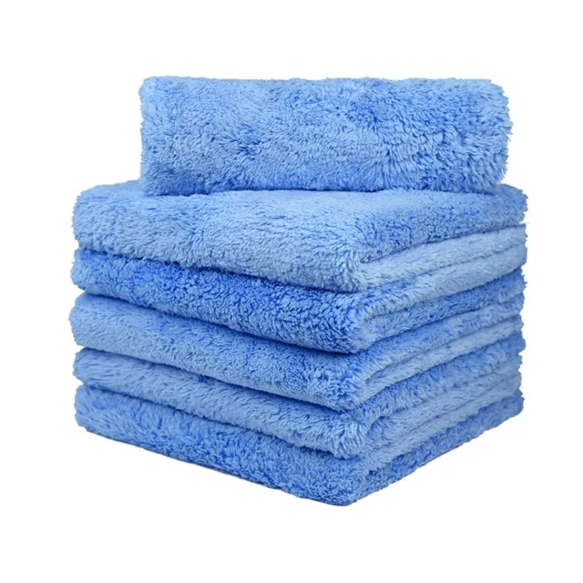 500GSM Car Drying Wash Detailing Buffing Polishing Towel with Plush Edgeless Microfiber Cloth