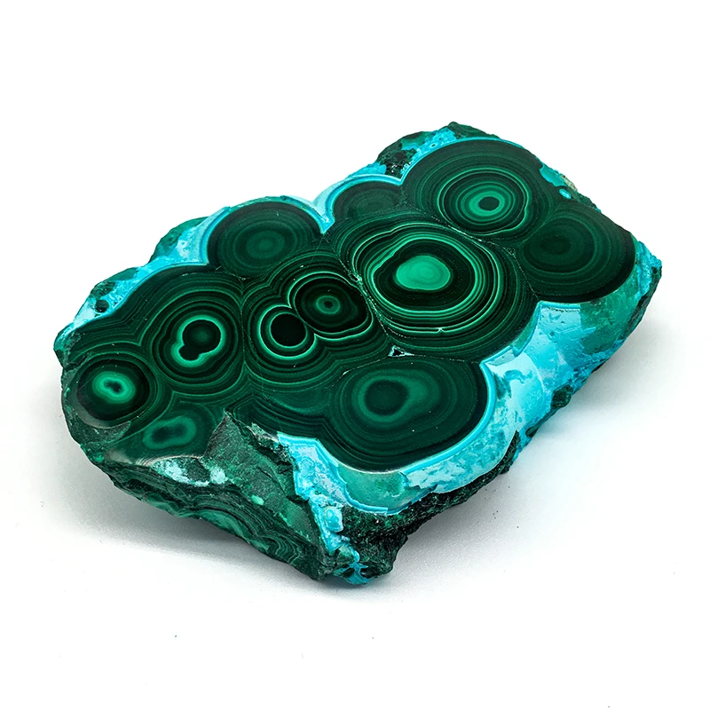 Wholesale Natural High quality crystal specimen malachite crystal raw stone heading gemstone for home decoration