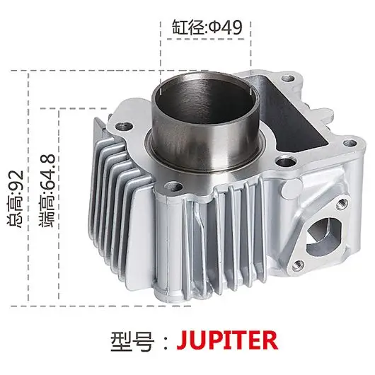 MOTORCYCLE CRYPTON/JUPITER CYLINDER BLOCK FOR YAMAHA MOTORCYCLE 4 STROKES