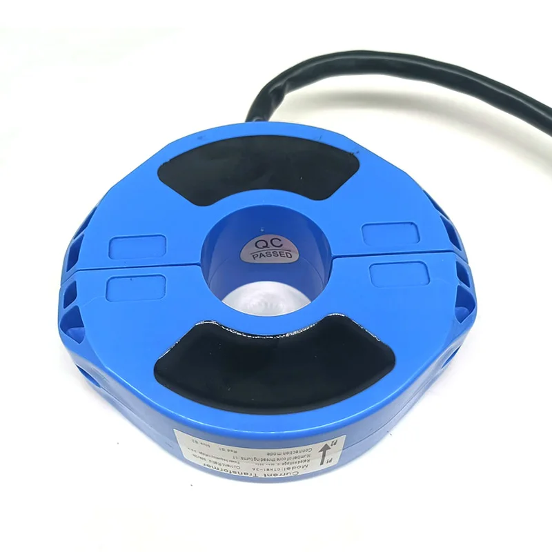Наружный Кольцевой трансформатор CT открытого типа, водонепроницаемый трансформатор с отверстием 36 мм, трансформатор тока с разделенным сердечником