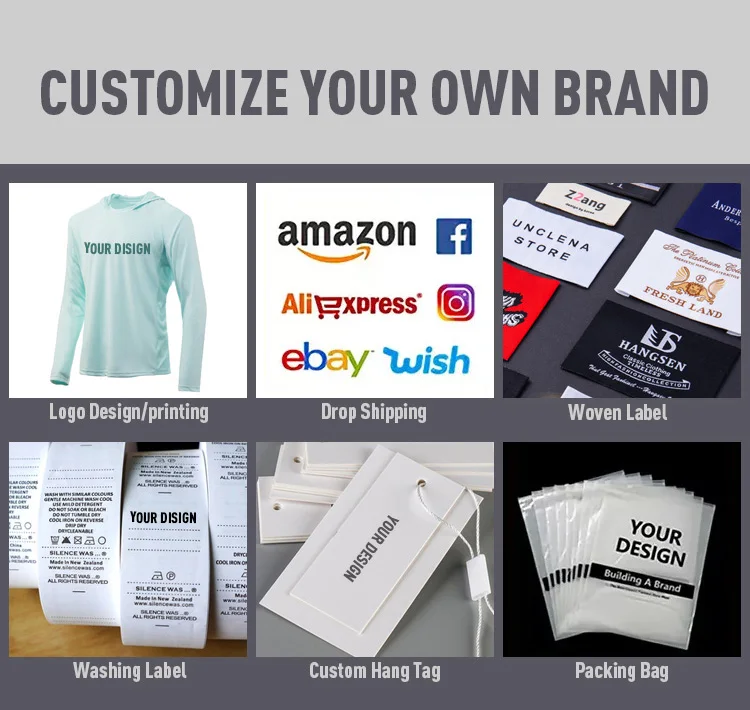 Custom Fishing Wear Beach shorts UPF50+ Moisture Wicking Mens Hoody Long Sleeve Fishing T Shirts Camo Fishing Shirts