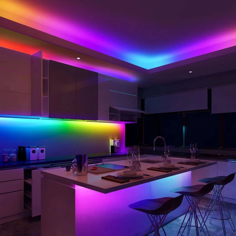 Music Sync App Remote Control USB 5V Bedroom TV PC Backlight Ambient SMD 5050 Led Strip Light 12V Flexible RGB Smart LED Strip