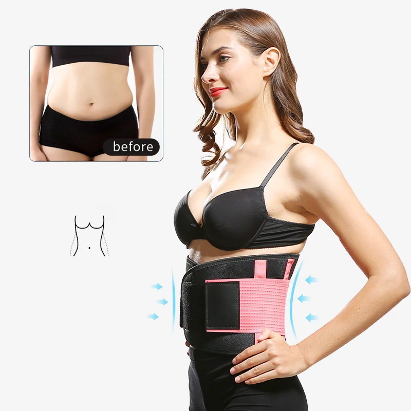 Trendy sauna slimming neoprene trim strap custom slimming waist trainer belt women