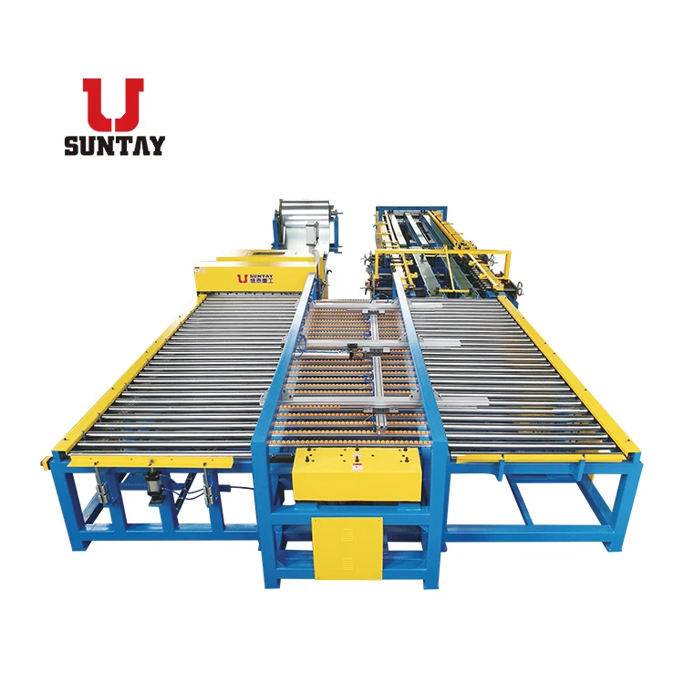 Air ventilation square/rectangular hvac duct U shape forming production line machine