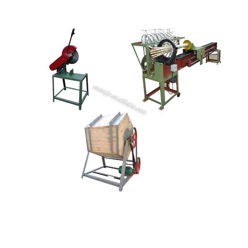 High efficiency barbecue incense stick maker twin chopstick making machine chopsticks production line