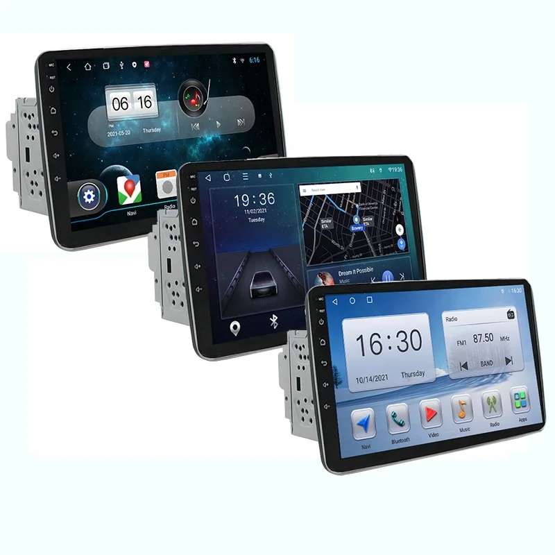 2din car radio android universal for all cars 360 Degree Rotatable Portable 10.1inch Screen