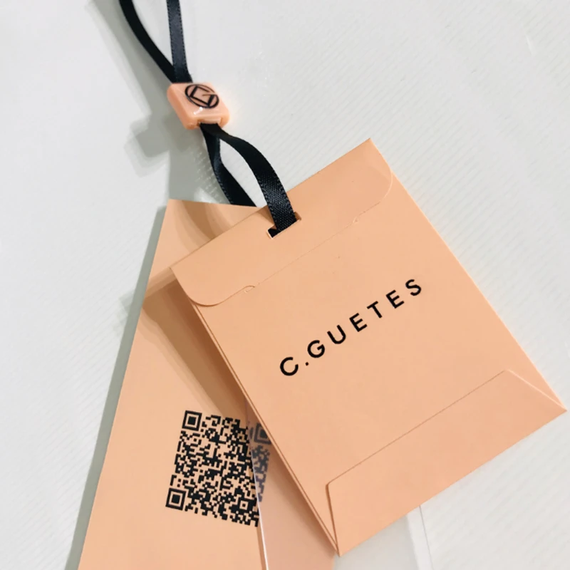 Best selling hang tag rope  Custom Clothing seal string  Hang Tag Paper Customer Logo Printed clothing tags labels for clothing