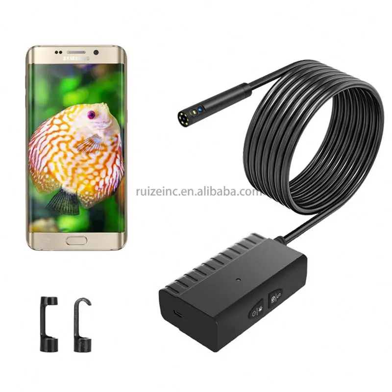 HD двойной объектив wifi эндоскоп желчь ph двойная камера Водонепроницаемый Автомобильный ремонт трубы промышленный