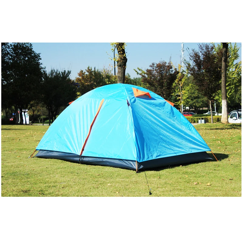 Aluminium Pole 4 Season Tent Outdoor Camping Family Tent Hiking Yurt Double Layer Waterproof 2-3 Person Professinal Large Tents