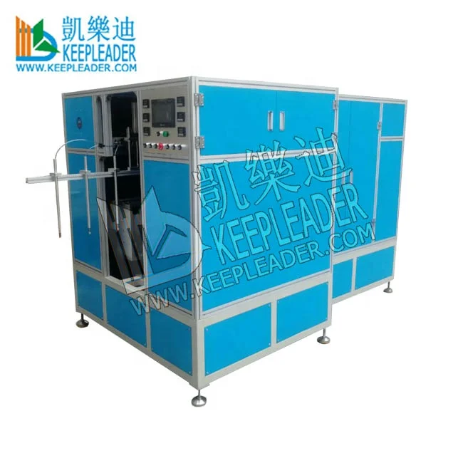 Plastic Cylinder Gluing machine of Plastic Cylindrical Box Forming Equipment for Round Thermal Container Boxes Cementing Device