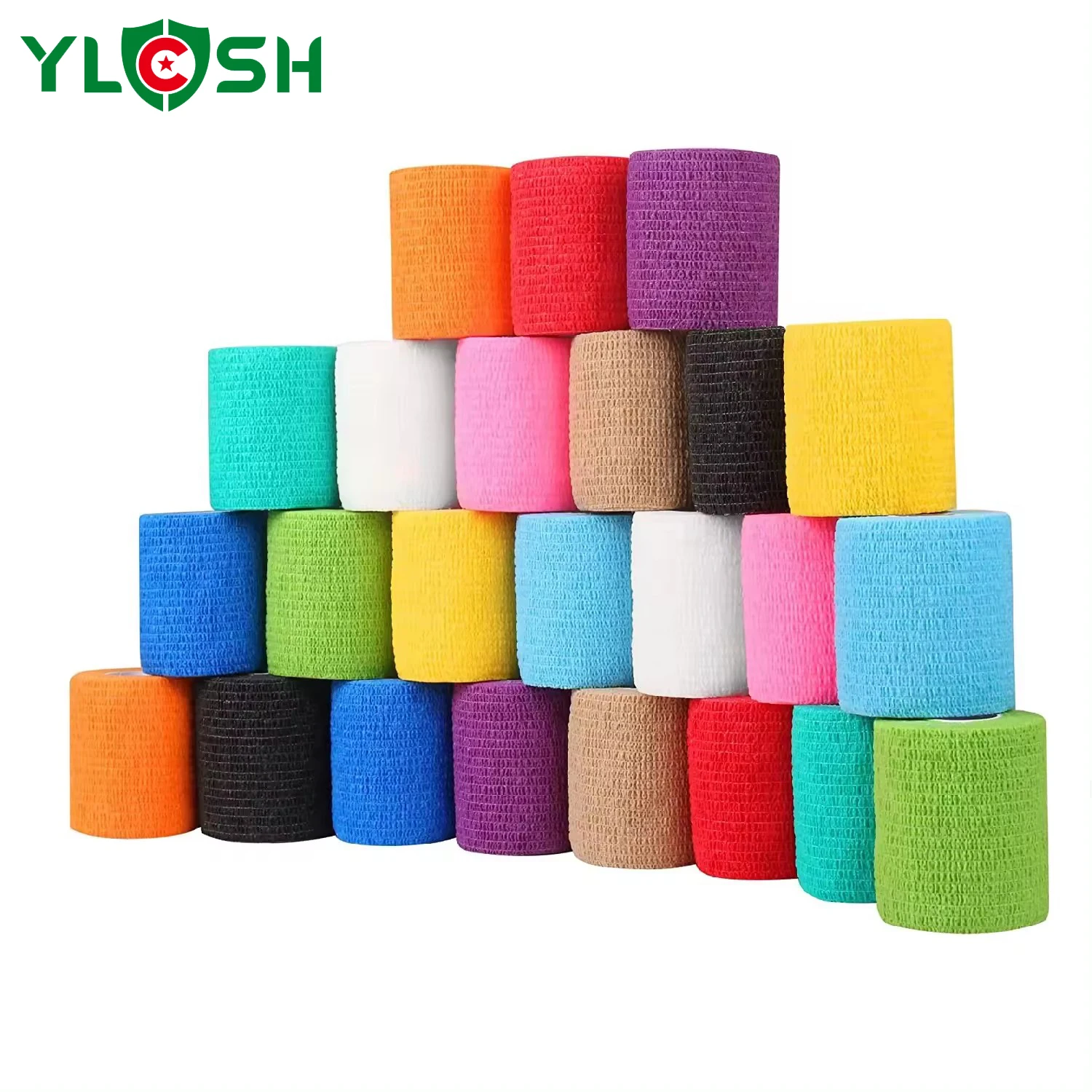 Factory Directly Sale Self-Adhesive Non Woven Cohesive Bandage Elastic Bandage for Skin care