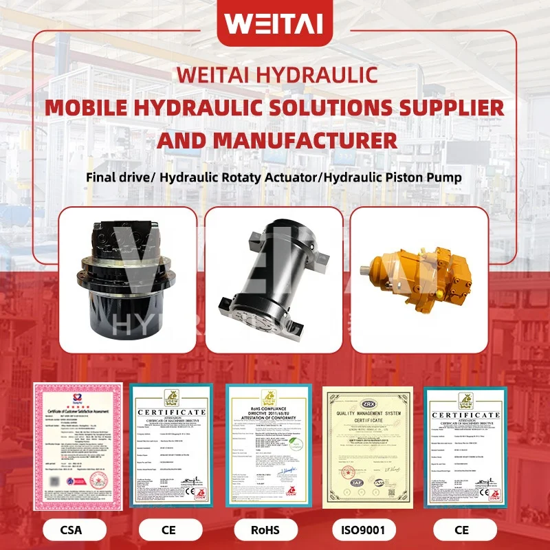 WEITAI OEM ODM Factory Supply 40nx2 6002 45 50 56 305 Excavator Hydraulic Travel Motor Final Drive for 5-6 Ton