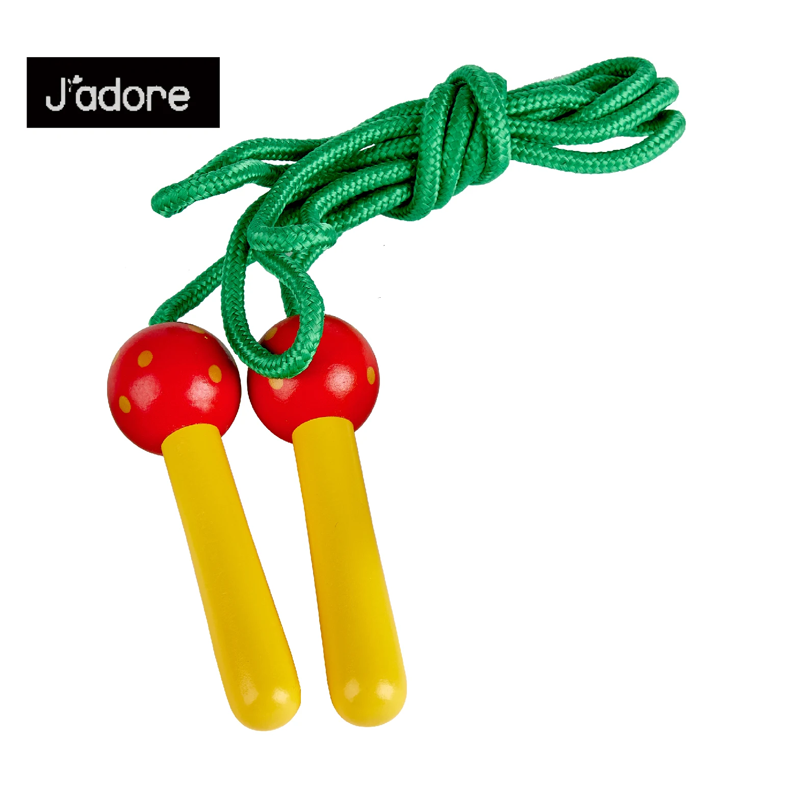 Promotion Education Outdoor Toys 4 Set Wooden Handle Jump Rope Rubber Band Yo-Yo Chalk Outdoor Education Toy Set for Kids