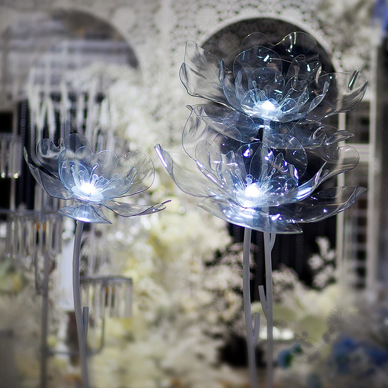 New wedding props decorative ornaments catwalk luminous road lead artificial crystal other flower wedding decorations