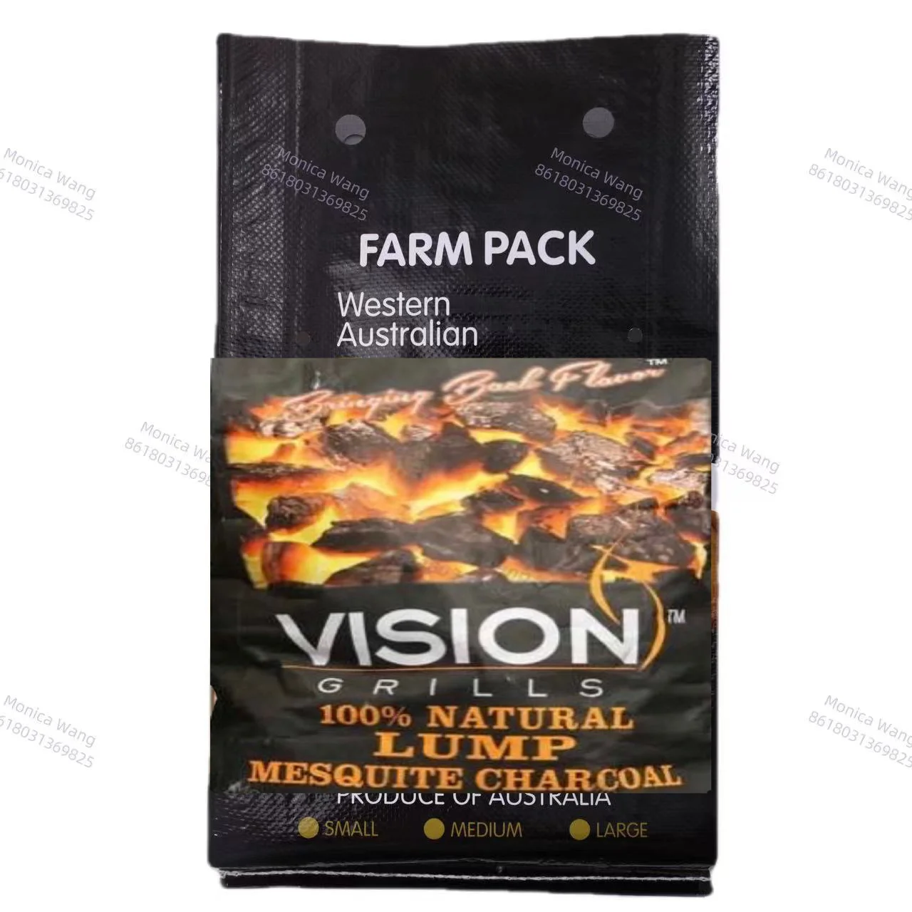 wholesale 2kg 3kg 4kg 5kg 7kg 8kg 9kg 10kg 25kg polypropylene BOPP laminated pp woven bags for vegetable charcoal lump coal sack