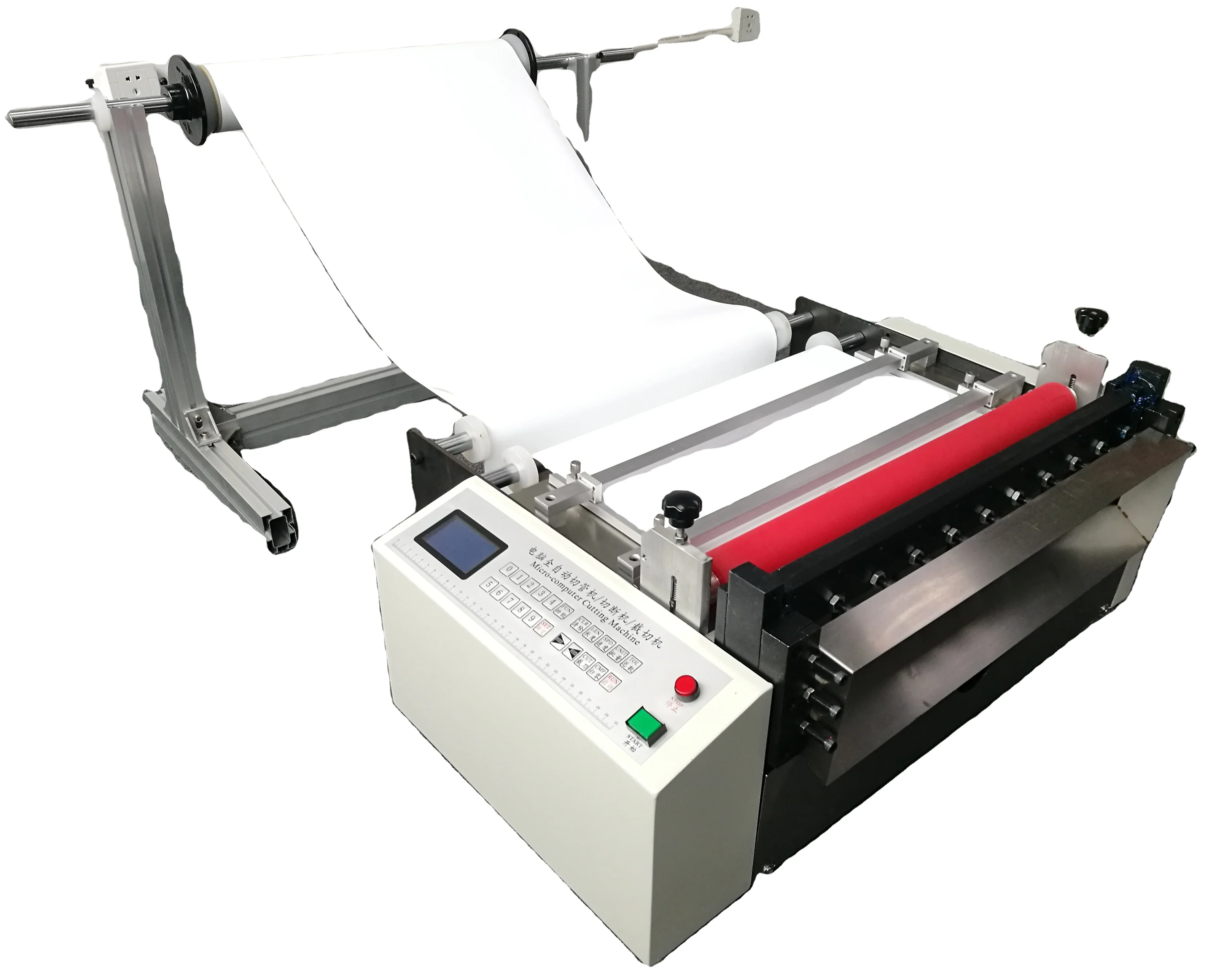 New wrapping film rewinder PVC cling PE stretch film automatic rewinding Cutting machine