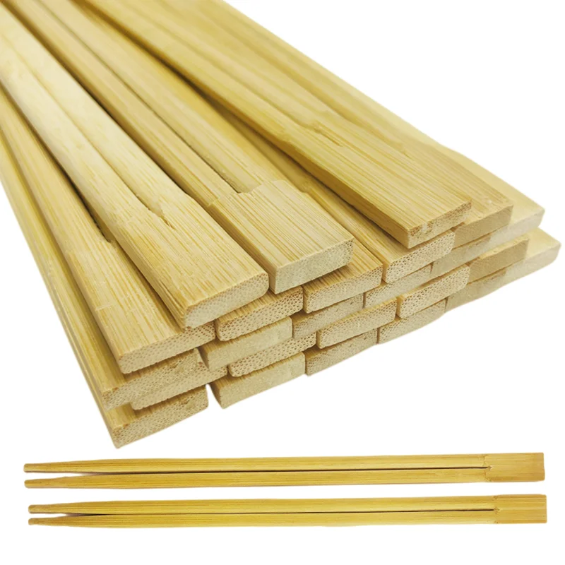 Одноразовые бамбуковые палочки hashi индивидуальная печать двойные деревянные для еды суши китайская оптовая покупка ресторана