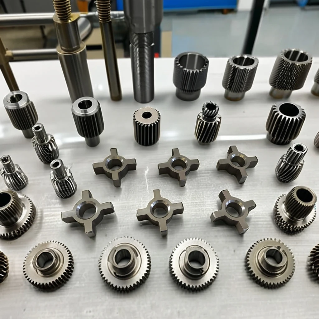 CNC Anodized Stainless Steel Aluminum Components Processing Fabrication Parts Mechanical Keyboard Switches Wood Metal