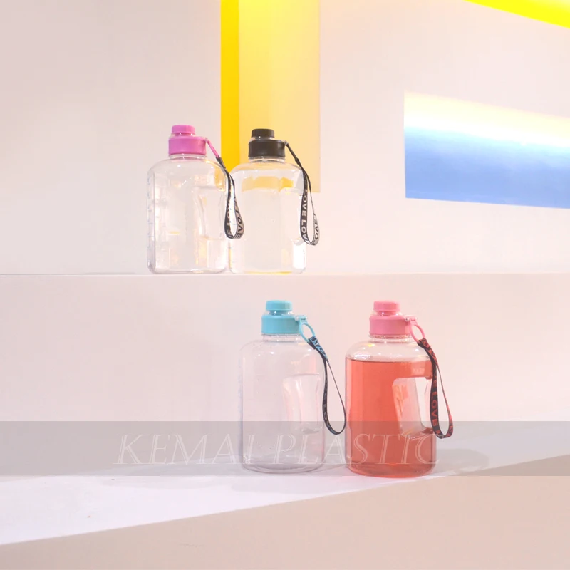 BPA FREE 1.2 1.6 2.2 3 3.78 liter sport drink bottle for gym camping outdoor from plastic factory for bottles and jars