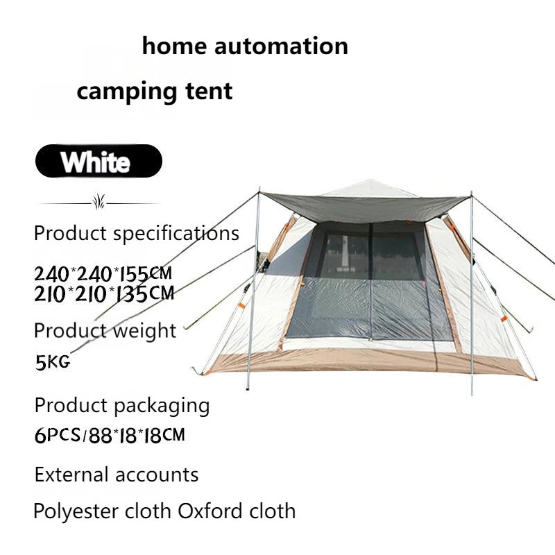 Customized Camping Tent Luxury Capacity Automatic Pop Up Waterproof  camping outdoor Tents