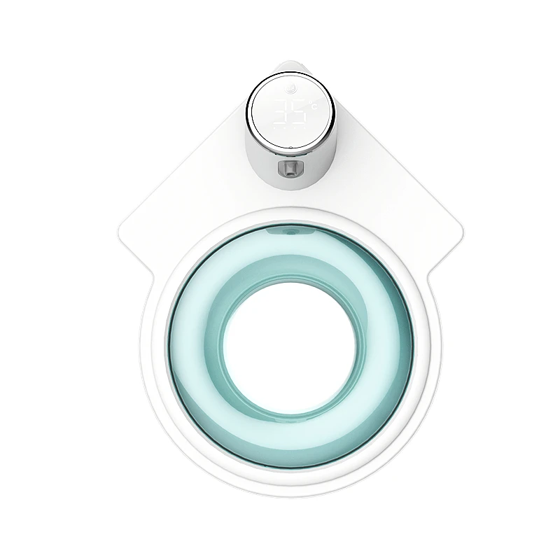 New automatic induction hand washing machine LED temperature display soap dispenser household wall-mounted foam soap dispenser