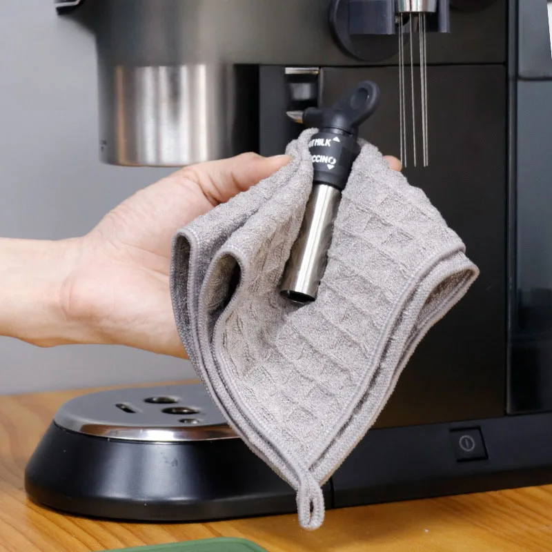 High Quality Coffee Waffle Towel Espresso Accessories Machine Cleaning Cloths