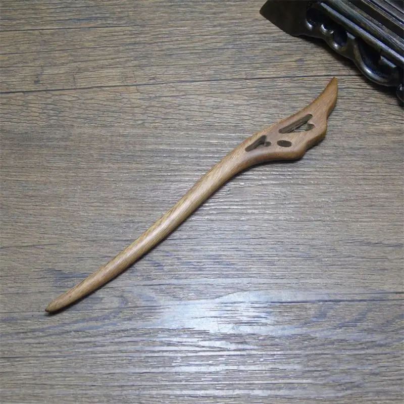 Ancient style wooden hairpin new Chinese style simple wooden hair clips green sandalwood hairpin good for body