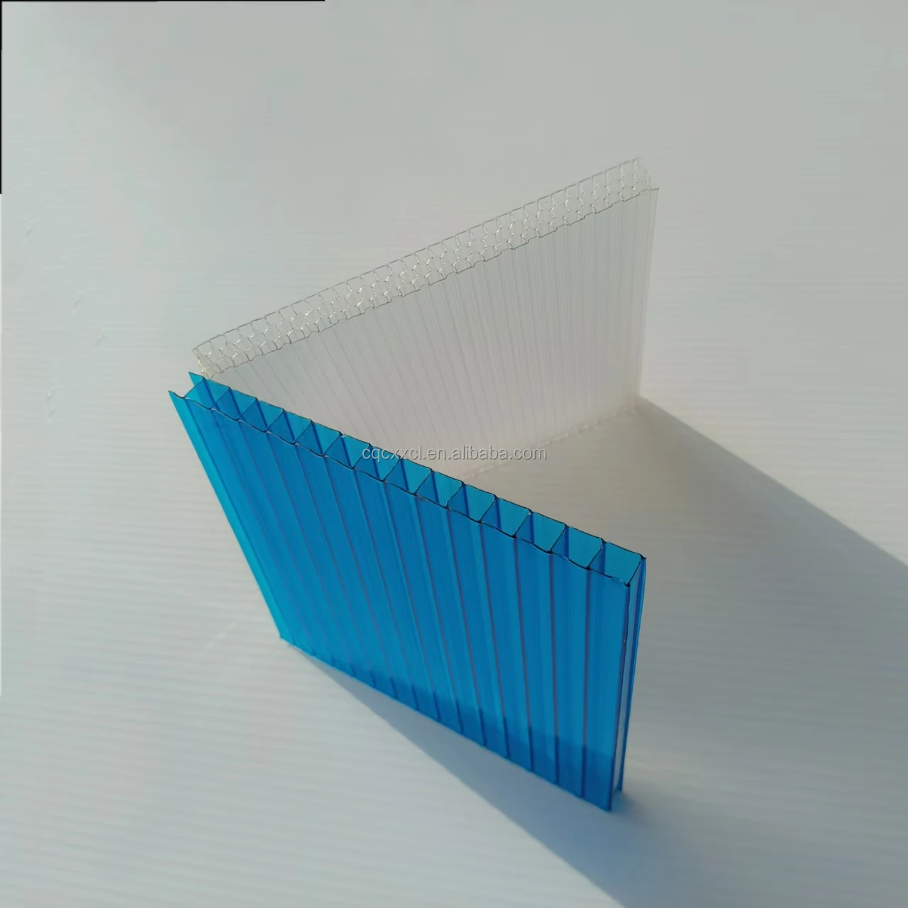 Полый поликарбонатный лист анти УФ пластиковая панель для парникового навеса