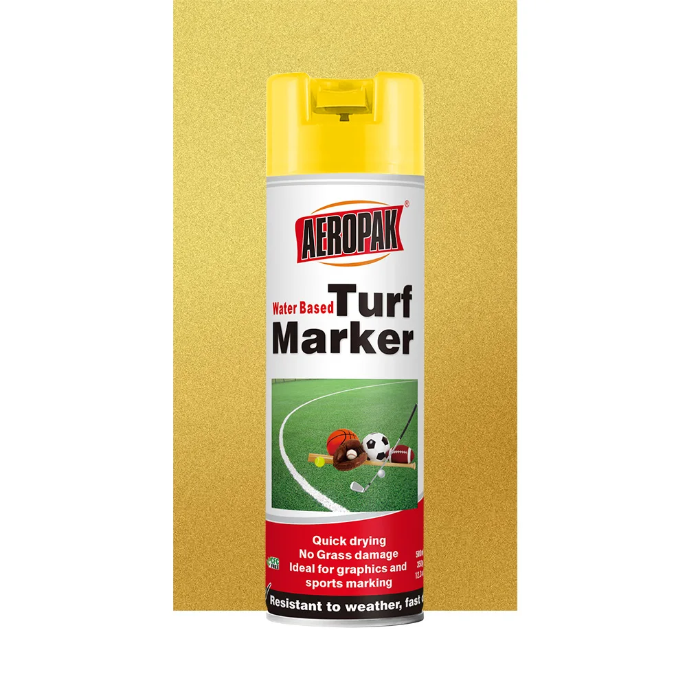 Aeropak Aerosol Inverted Field Turf Marking Temporary Spray Paint For Grass