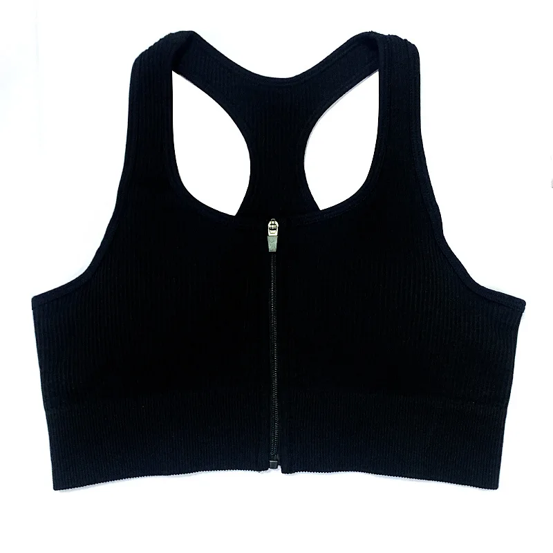 Angel Paradise women sport bra Tight tank top thread quick drying Yoga tank top sports seamless fitness zip bra sports wholesale
