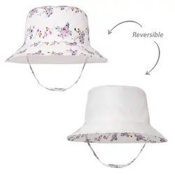 fashion printed wholesale designer baby summer cap child custom sun reversible beach hat outdoor children kids bucket hat