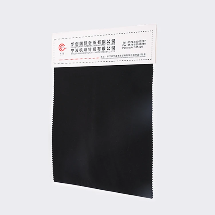 
hot Selling black color elasticity Comfortable so soft acrylic marine fabric 