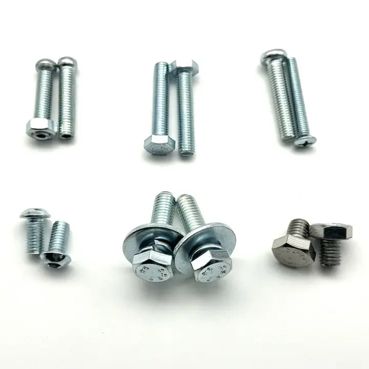 DIN933 DIN603 DIN7985 DIN965 DIN6921Carbon Steel Zinc Plated Machine Bolt Roofing Bolts