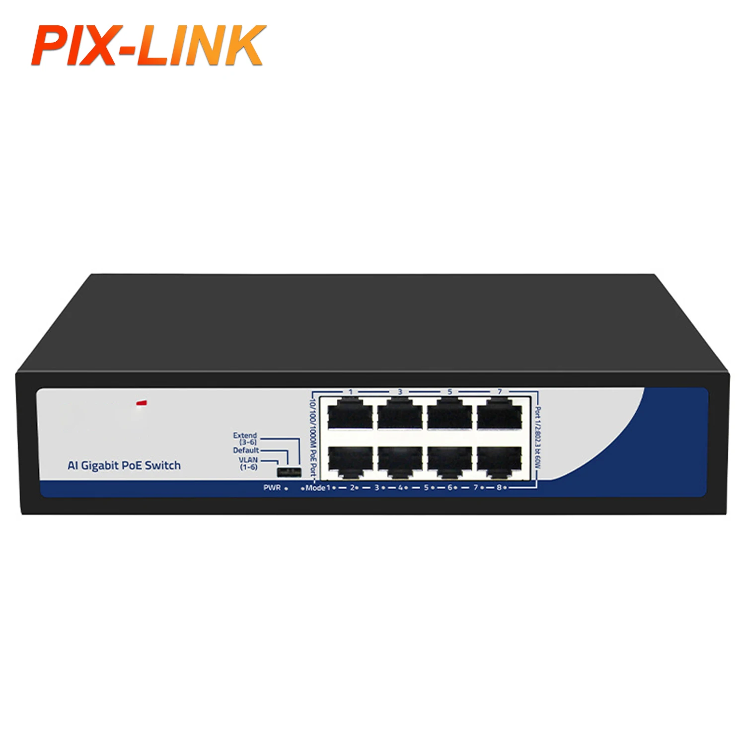 8 портов Gigabit CCTV IP камера wifi маршрутизатор POE сетевой