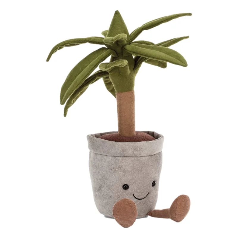 25cm  Custom Simulation Tulip Plants Plush Stuffed Toys Creative Potted Flowers Pillow Soft Doll For Girls Kids Birthday Gift