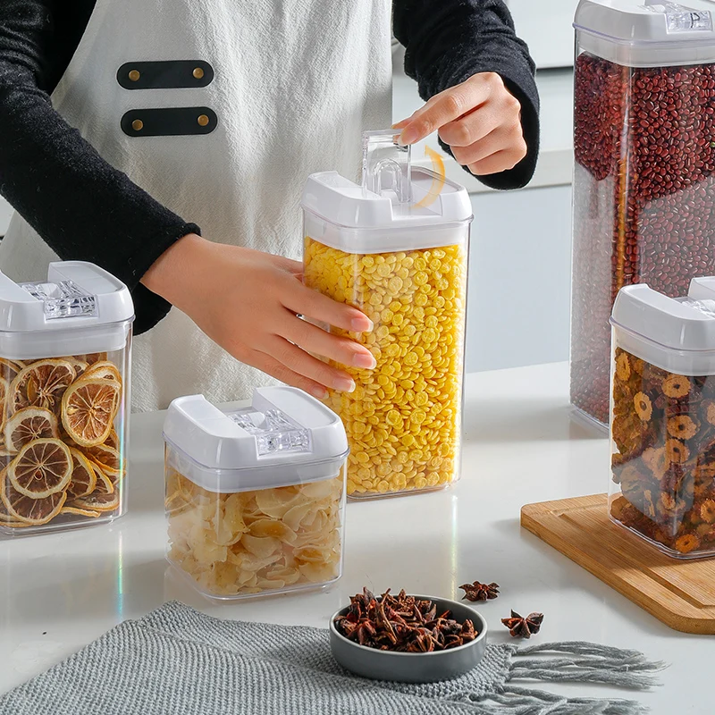 Good Quality Food Storage Containers Collapsible Box Customized Eco-Friendly Airtight Plastic Dry Storage Container for Food