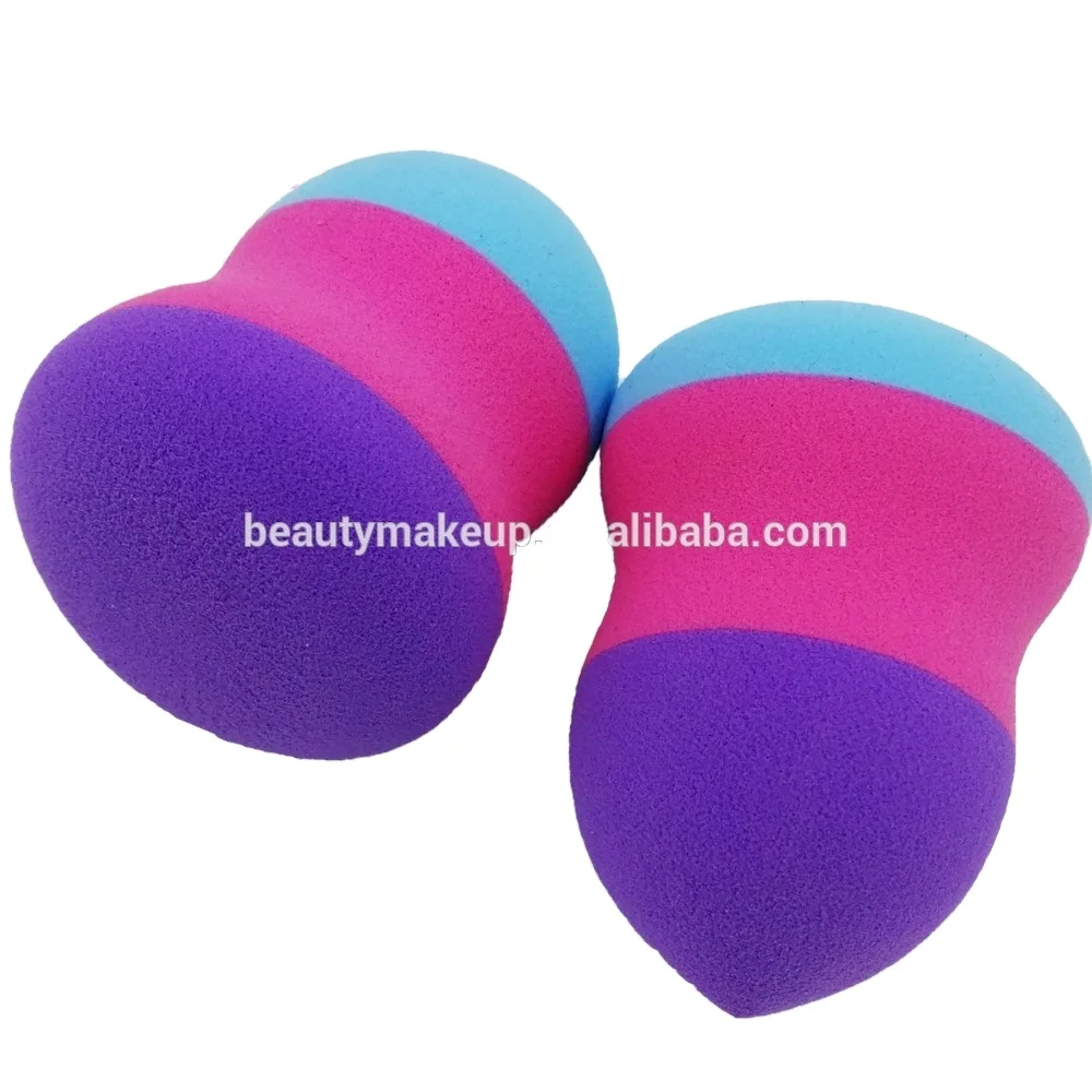 
2020 new Amazon hot-selling beauty egg gourd-shaped happy face sponge makeup sponge latex-free material wholesale 