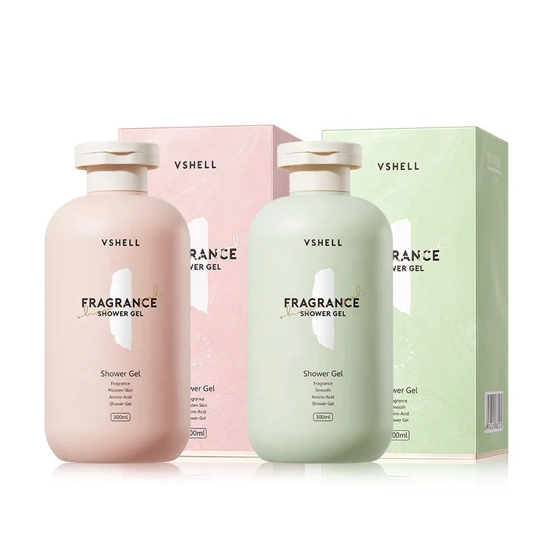 OEM Amino Acid Body Wash 300ml / 10.14 fl oz Soap-Free Mild Fragrance Shower Gel Hydrated Nourished Skincare Body Cleanser