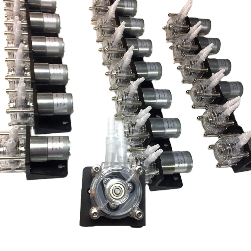 Cheap Large Flow Peristaltic Pump 12V/24V Metering Pump Vacuum Pump 500mL/min