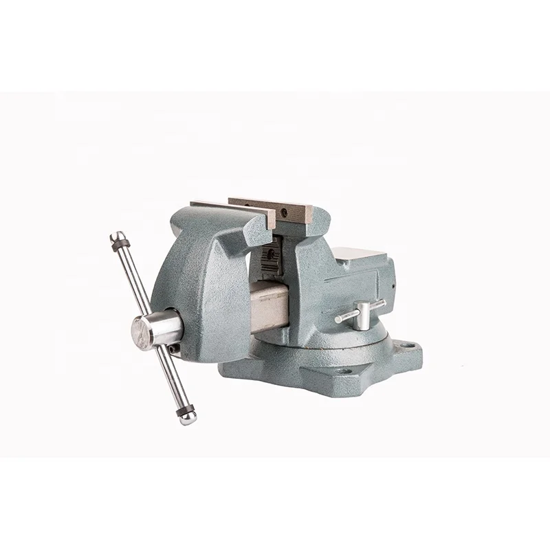 
CNC Milling machine action iron bench vice 7408 series square steel swivel pips jaws bench vice 