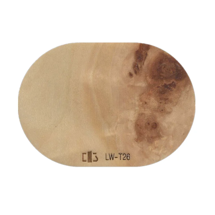 High Quality 0.6mm Mappa Burl Veneer Laminated Panel With High Glossy Uv Painting