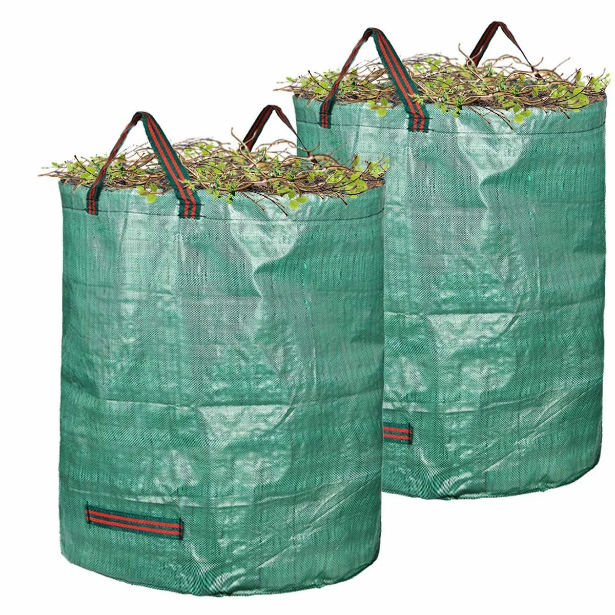 Reusable Garden Container green leaf bag garden garbage bag for yard and Debris