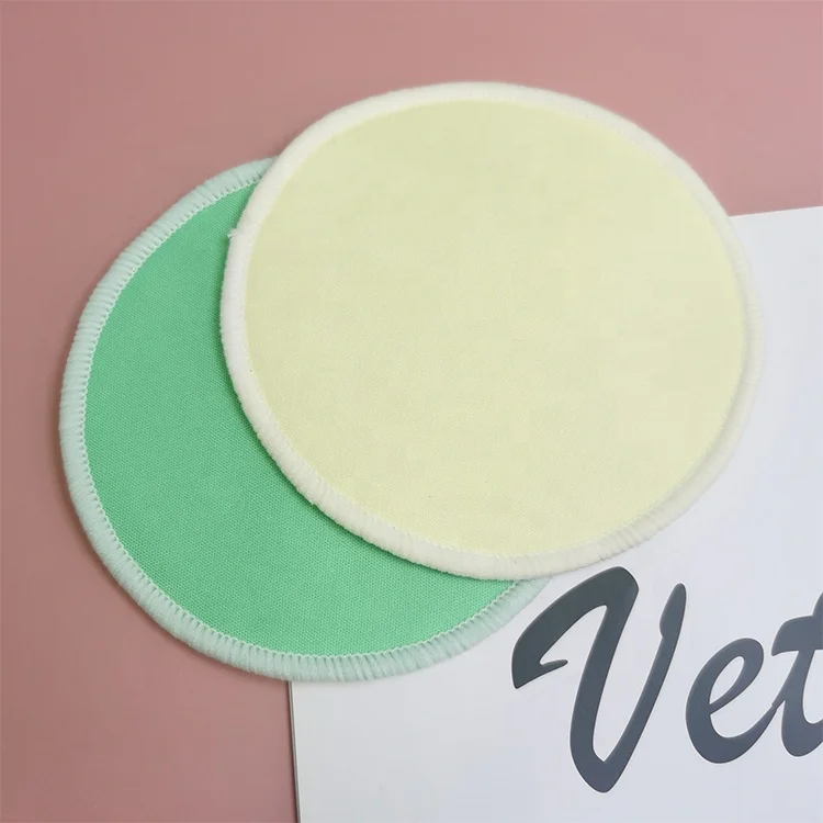 Custom Color Reusable Contoured Washable Breast Nursing Pads For Mum