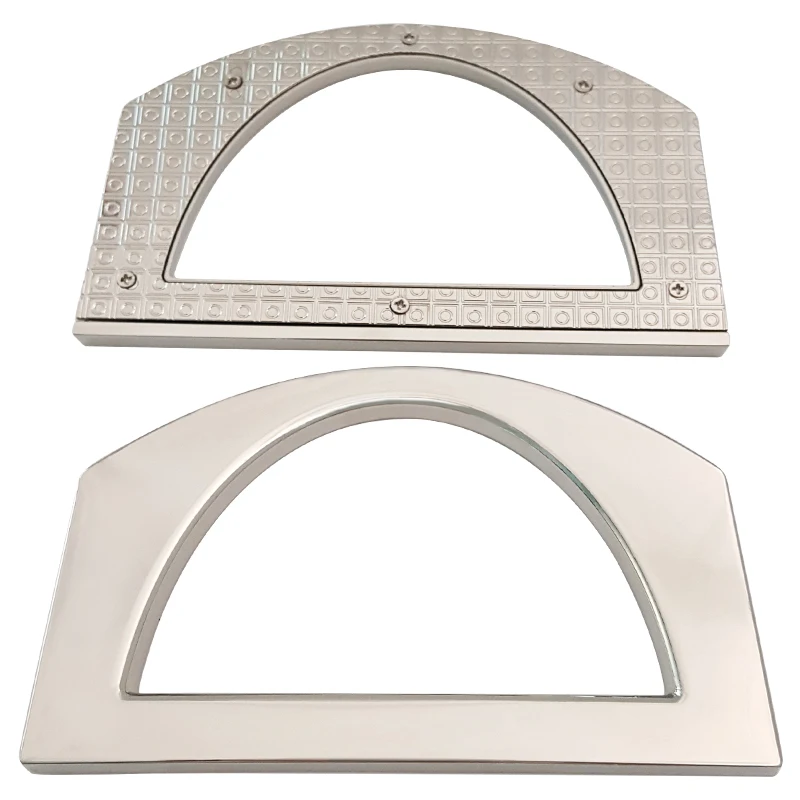 Wholesale Metal Handbag Handle Rainbow Metal Bag Handle Big D Ring Bag Accessories