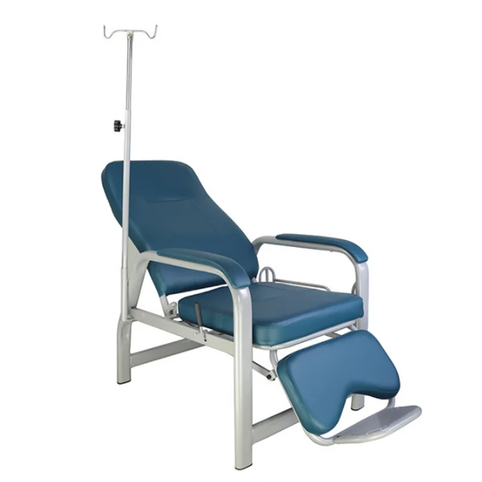 EU-610 Cheap hospital chair medical patient transfusion chair infusion chair with IV pole for sale